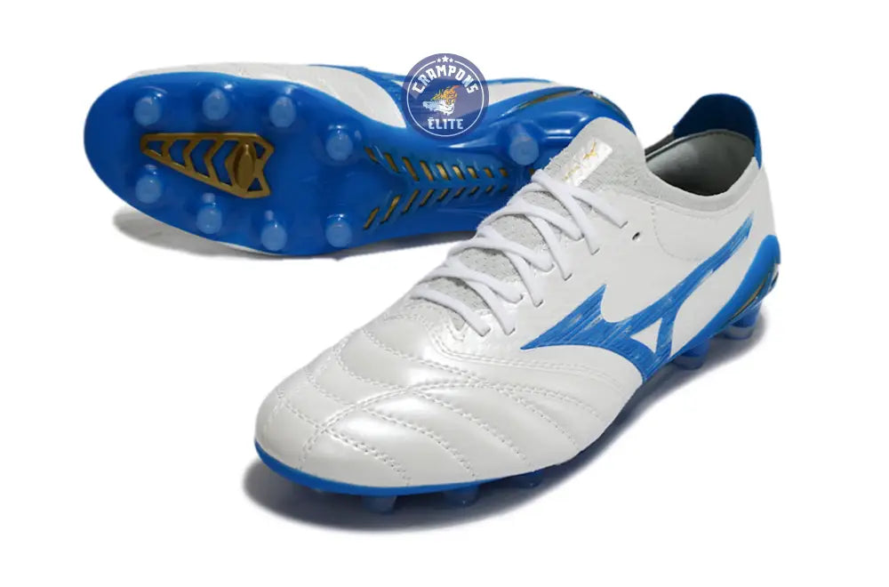 Morelia Neo 4 Beta Elite FG/AG Mugen - Blanc/Bleu – Image 2