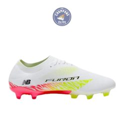 Alternative view of FURON ELITE V8 FG - Blanc/Rouge Energie/Jaune Hi-Lite