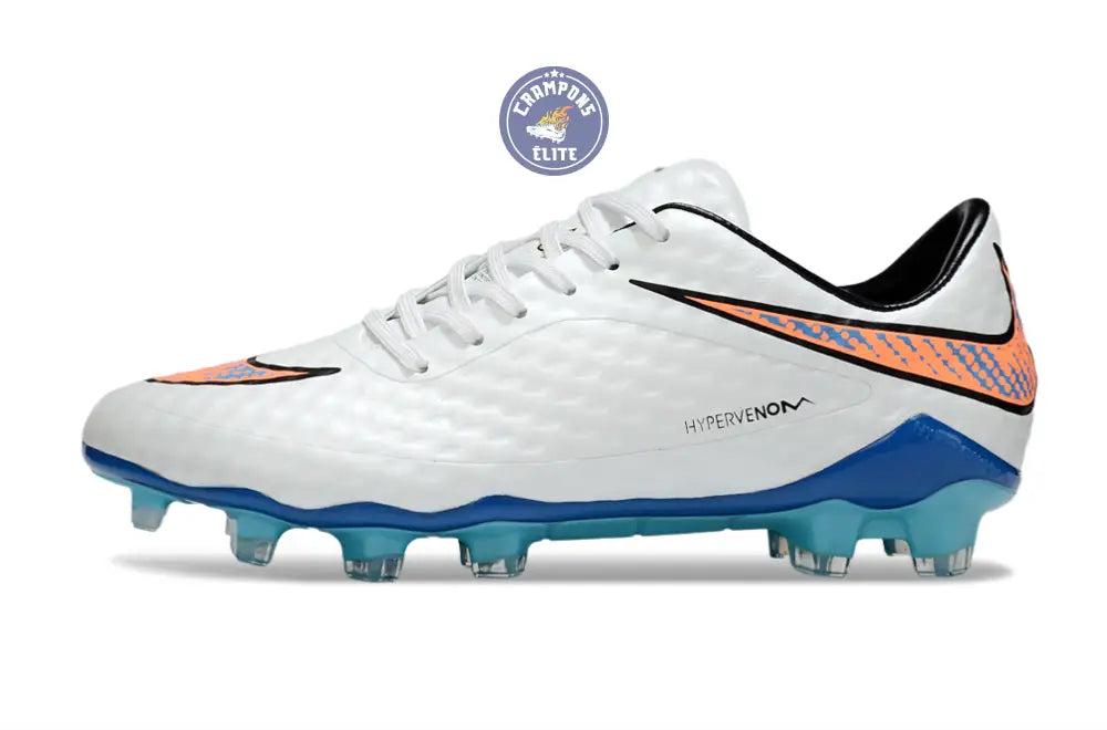 New Hypervenom 1 Phantom FG Blanc/Bleu/Orange – Image 7