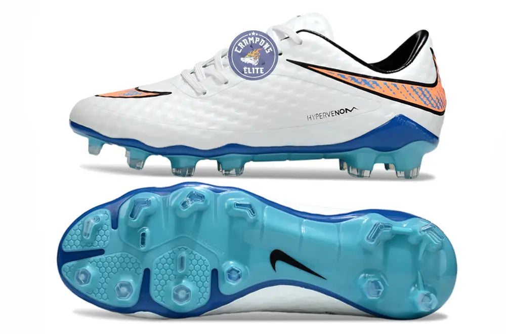New Hypervenom 1 Phantom FG Blanc/Bleu/Orange – Image 6