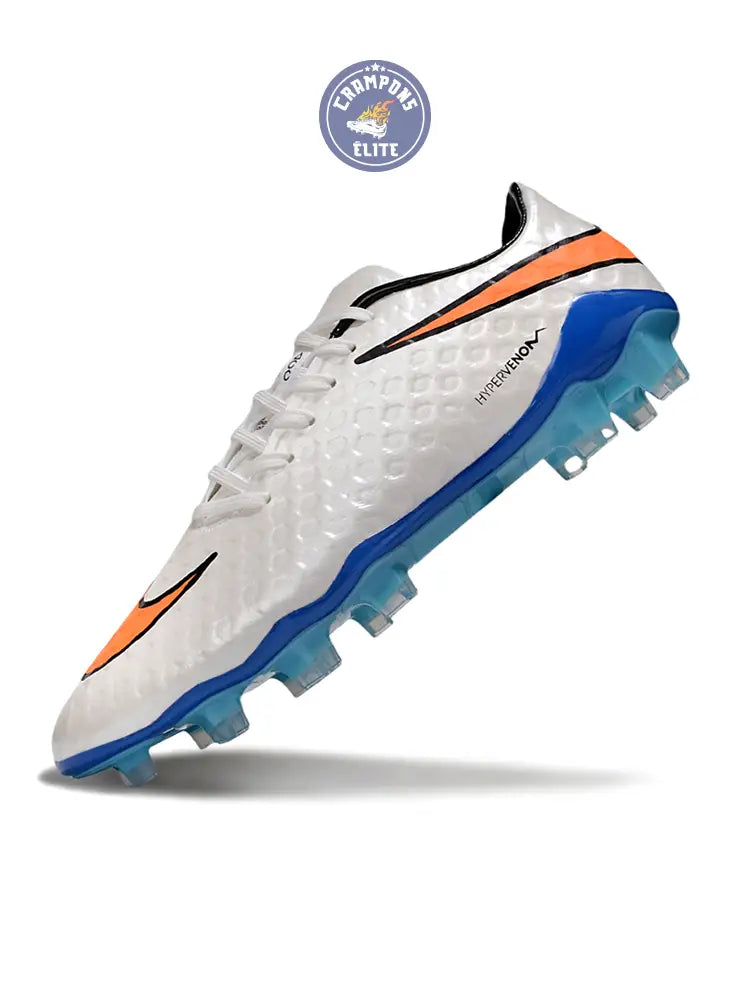 New Hypervenom Phantom 1 FG - Blanc/Bleu/Orange – Image 4