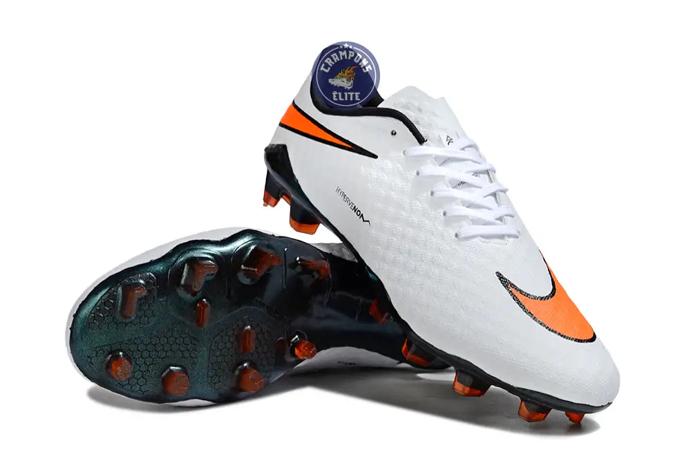 New Hypervenom Phantom 1 FG - Blanc/Noir/Orange – Image 2
