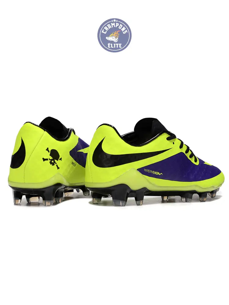 New Hypervenom Phantom 1 FG - Neon/Lilla/Sort – Image 6