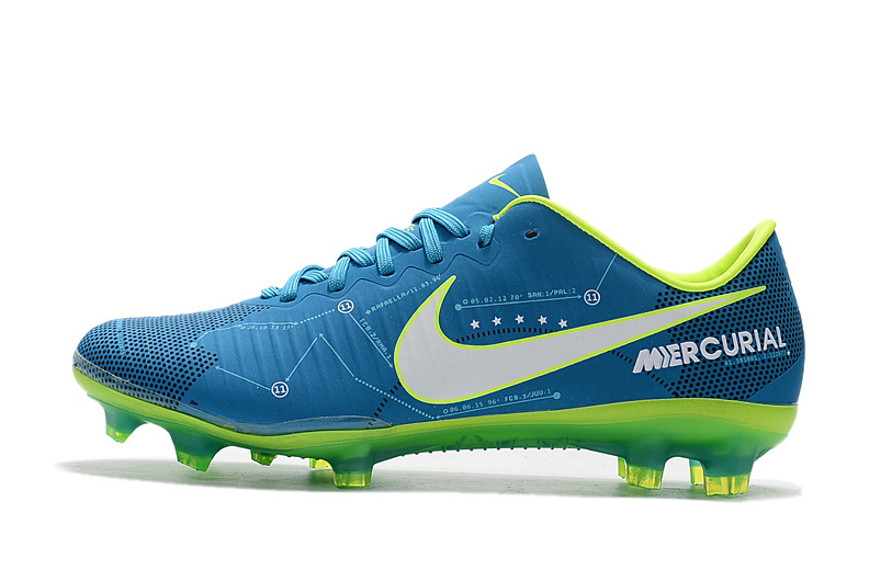 Mercurial Vapor 11 Elite FG Neymar - Bleu/Vert – Image 5