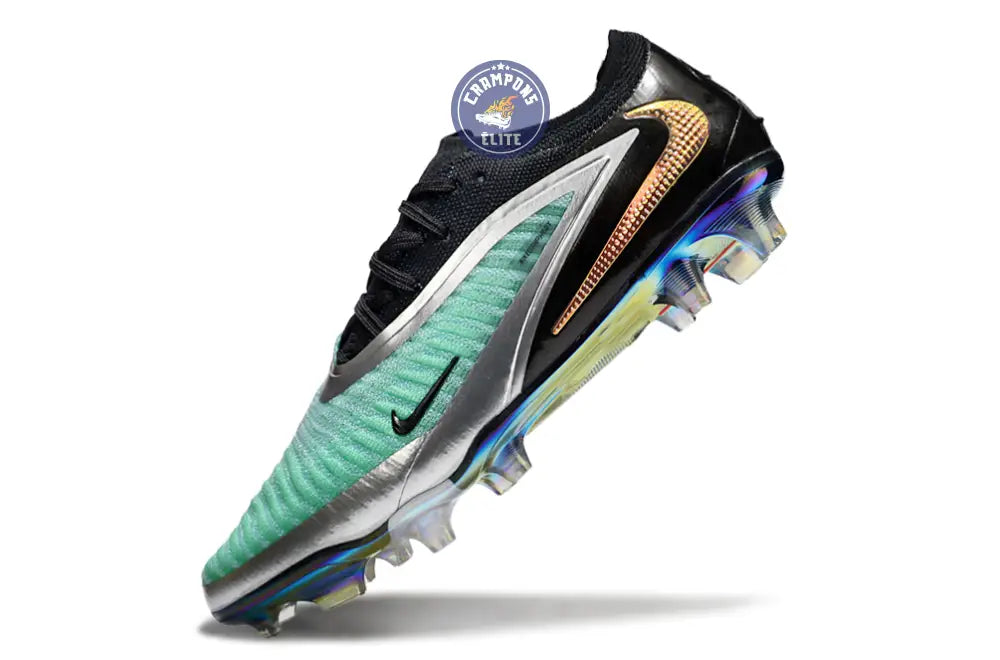 Phantom 6 Elite Low Cut FG - Turquoise/Chrome/Noir ÉDITION LIMITÉE – Image 4
