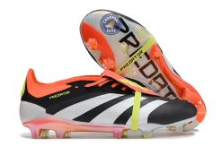 Predator 24 Elite Fold-over Tongue FG Solar Energy - Noir/Blanc/Rouge