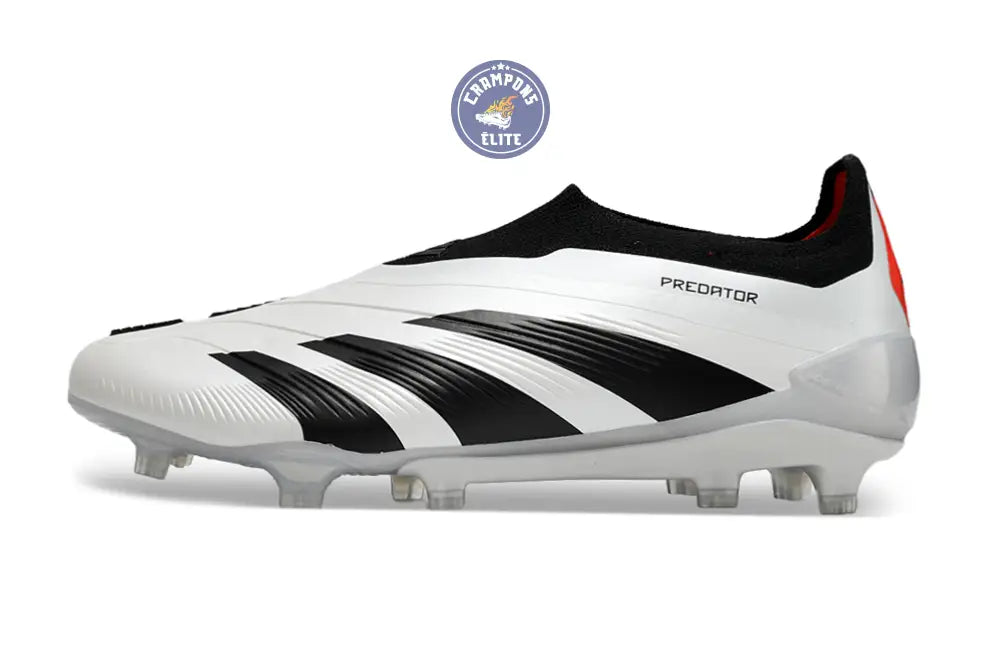 Predator 24 Elite Laceless FG Predstrike - Champagne/Noir/Rouge – Image 5