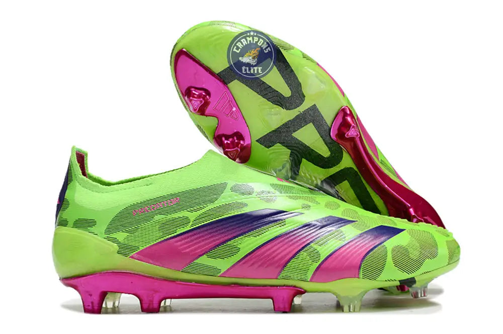 Predator 24 Elite Laceless FG Predstrike - Generation Pred - Vert/Rose