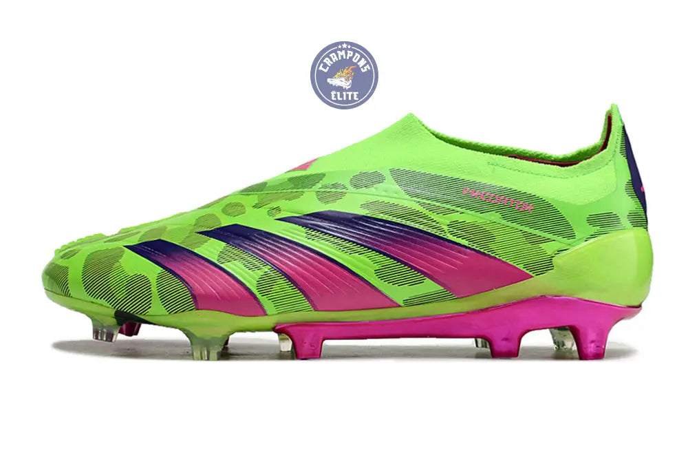 Predator 24 Elite Laceless FG Predstrike - Generation Pred - Vert/Rose – Image 5