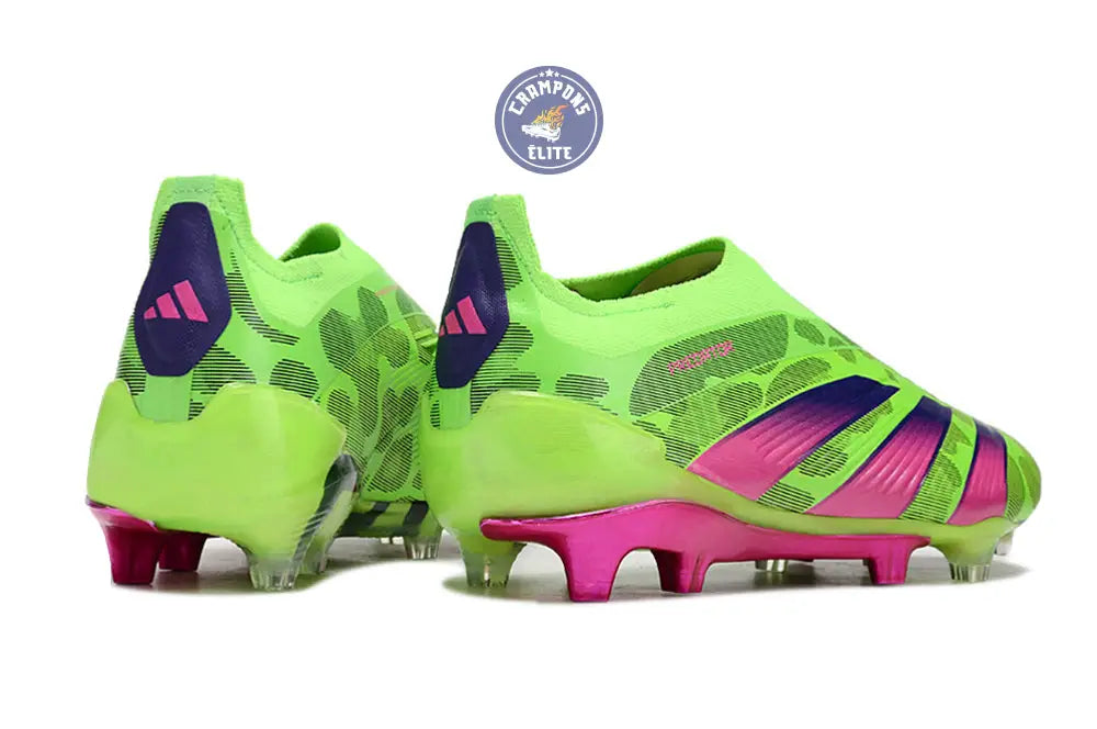 Predator 24 Elite Laceless FG Predstrike - Generation Pred - Vert/Rose – Image 7