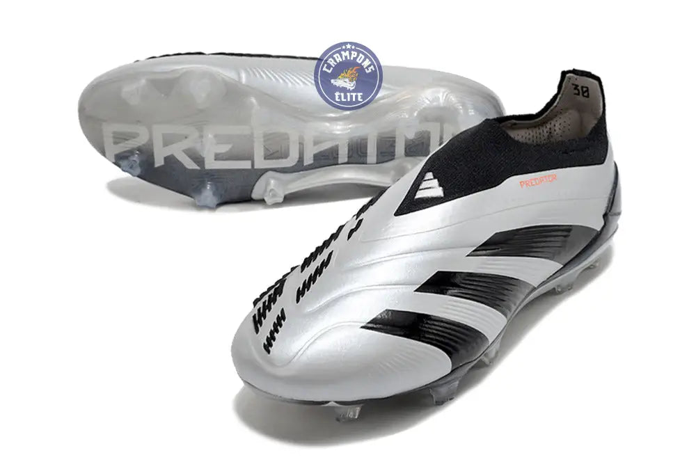 Predator 24 Elite Laceless FG Predstrike - Gris/Noir – Image 4