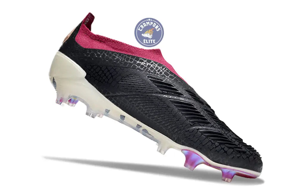 Predator 24 Elite Laceless FG Predstrike - Noir/Blanc/Legacy Burgundy – Image 6