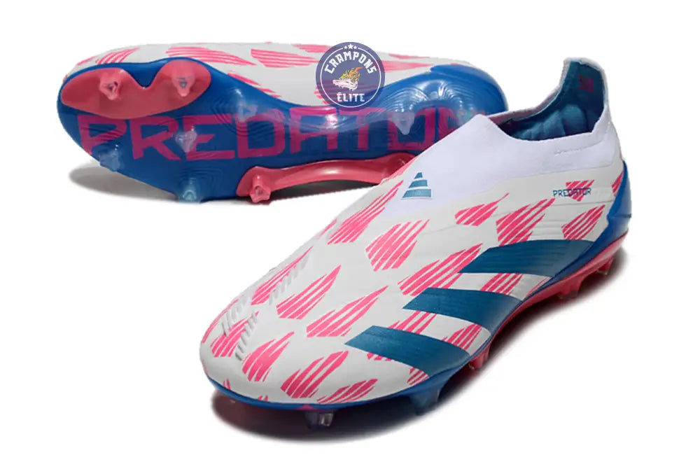 Predator 24 Elite Laceless FG Predstrike - Reemergence - Blanc/Bleu/Ro – Image 2