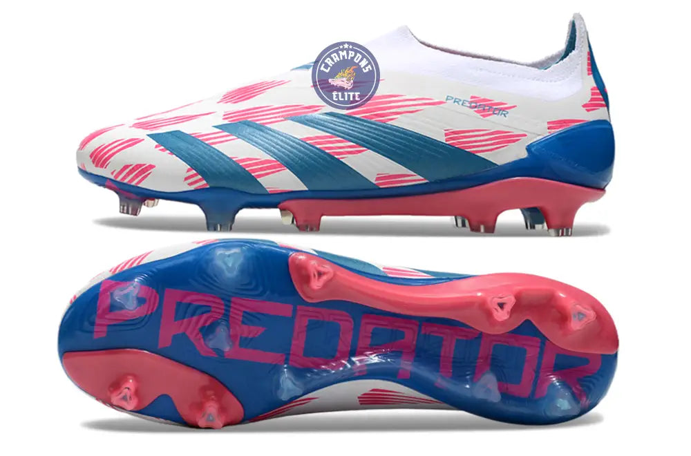Predator 24 Elite Laceless FG Predstrike - Reemergence - Blanc/Bleu/Ro – Image 3