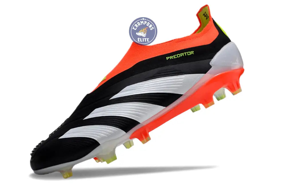 Predator 24 Elite Laceless FG Predstrike - Solar Energy - Noir/Blanc/R – Image 4