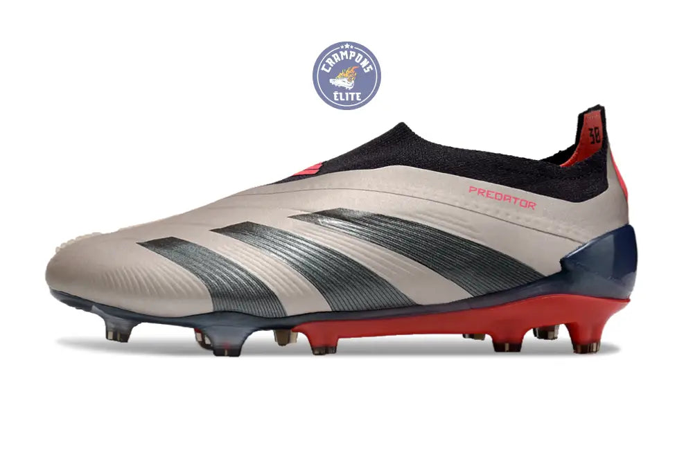 Predator 24 Elite Laceless FG Predstrike - Vivid Horizon - Argenté/Aur – Image 7