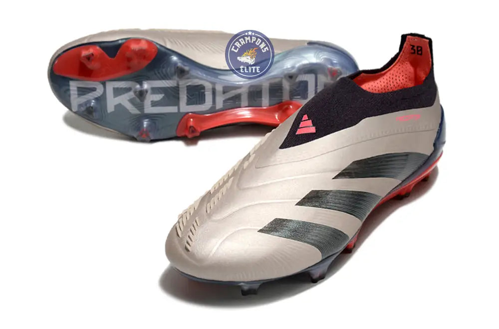 Predator 24 Elite Laceless FG Predstrike - Vivid Horizon - Argenté/Aur – Image 6