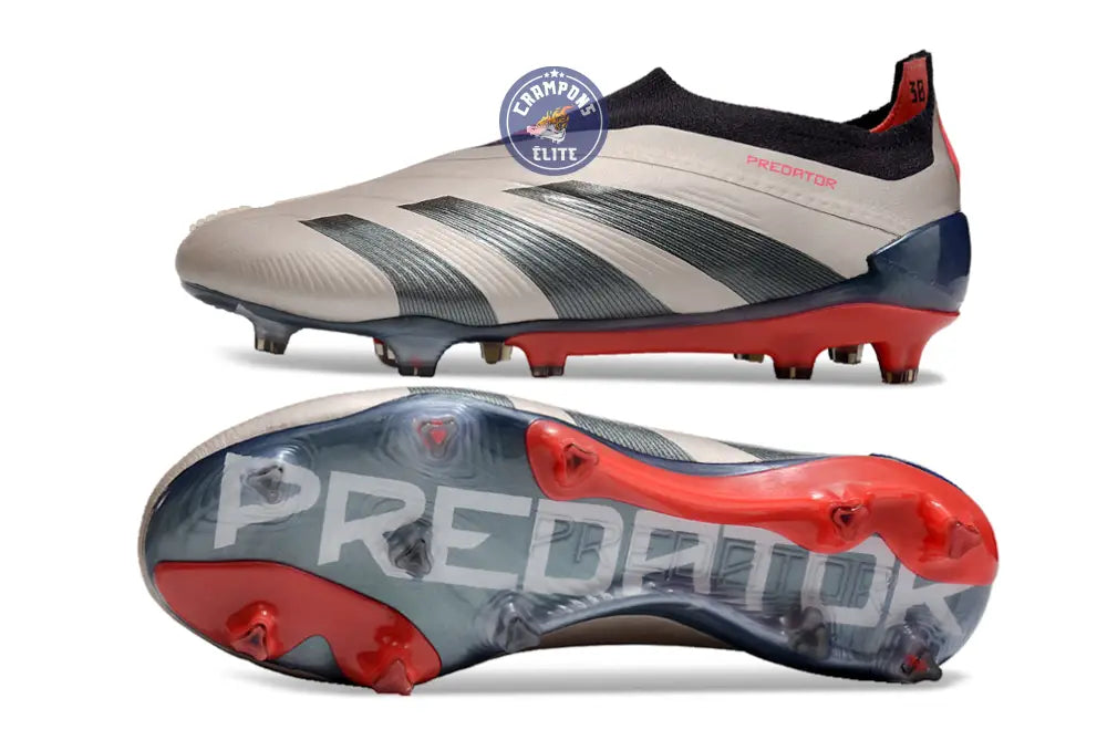 Predator 24 Elite Laceless FG Predstrike - Vivid Horizon - Argenté/Aur – Image 2