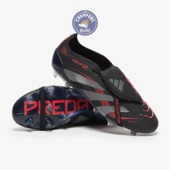 Predator 25 Elite Fold-over Tongue FG Stealth Victory - Noir/Gris/Luci