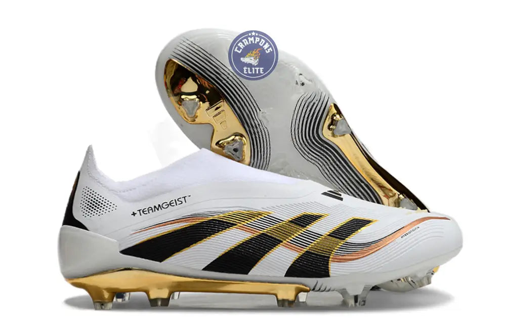 Predator 25 Elite Laceless FG +Teamgeist Blanc OR