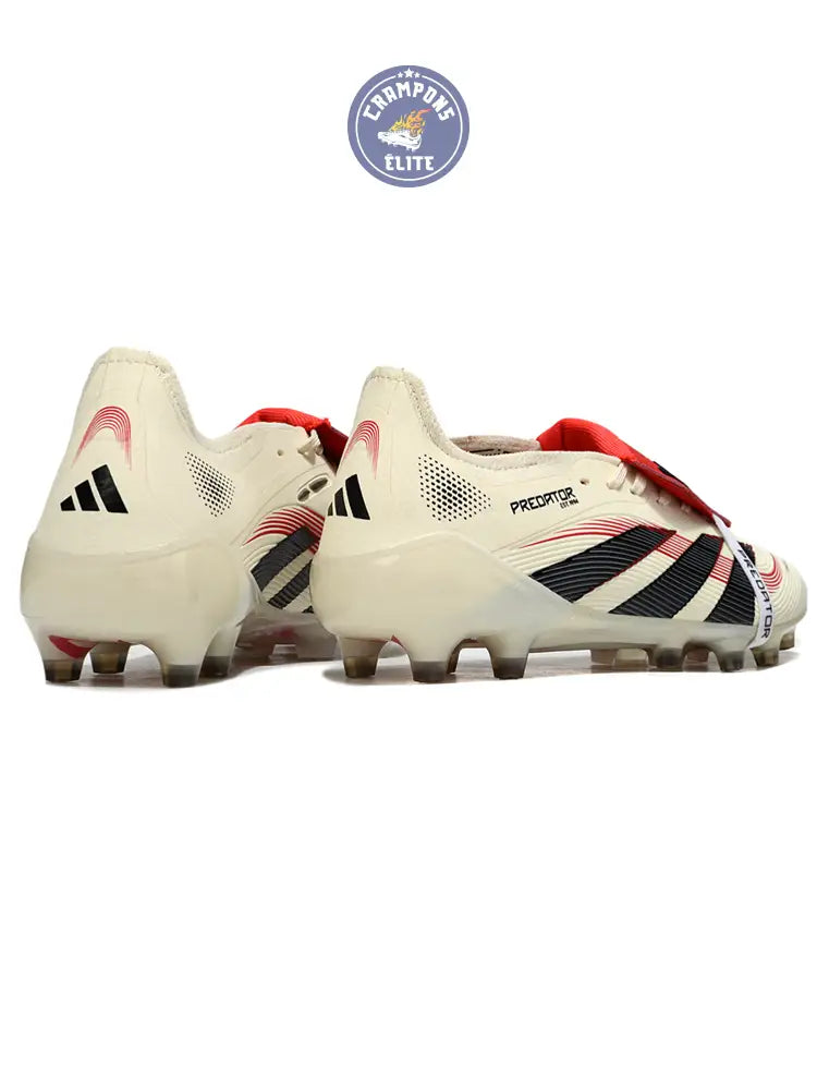 Predator Elite Fold-over Tongue AG Champagne - Blanc/Noir/Pure Ruby – Image 6