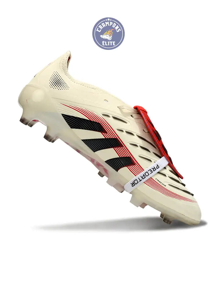 Predator Elite Fold-over Tongue AG Champagne - Blanc/Noir/Pure Ruby – Image 3