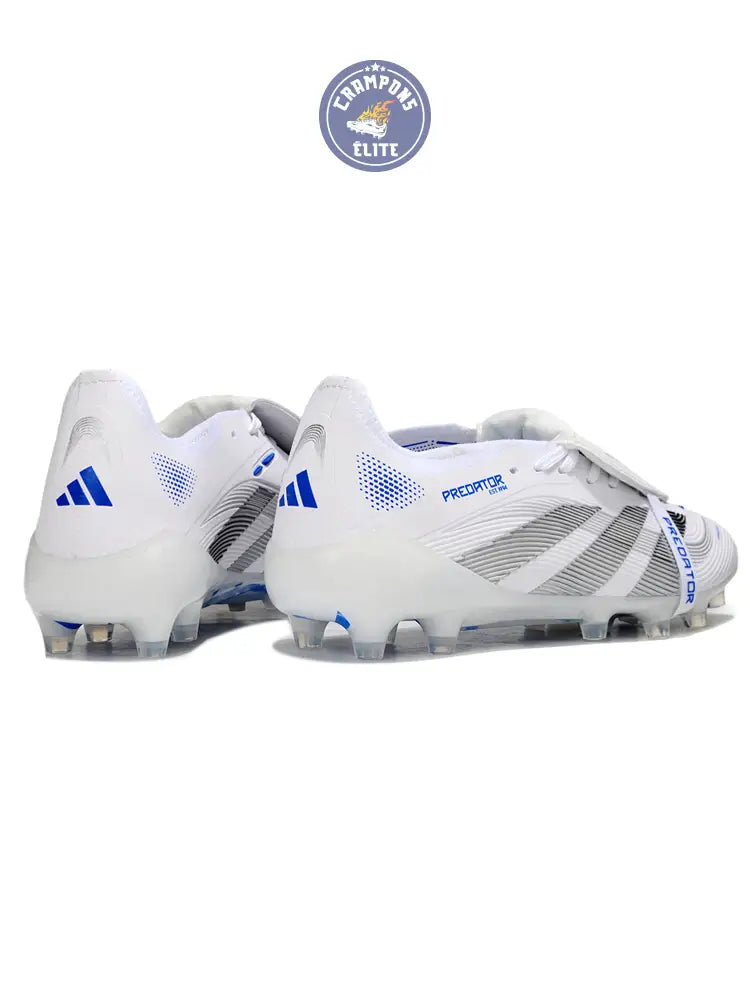 Predator Elite Fold-over Tongue AG Polar Victory - Blanc/Argenté/Bleu – Image 6