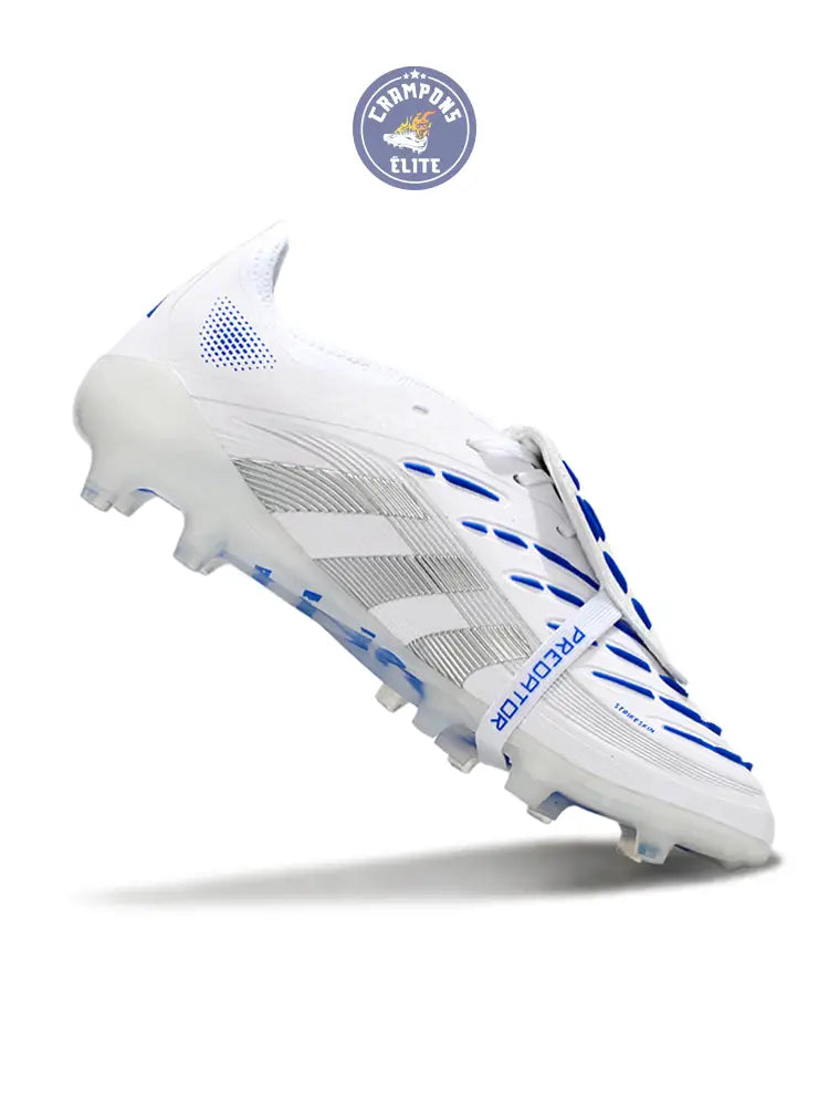 Predator Elite Fold-over Tongue AG Polar Victory - Blanc/Argenté/Bleu – Image 3