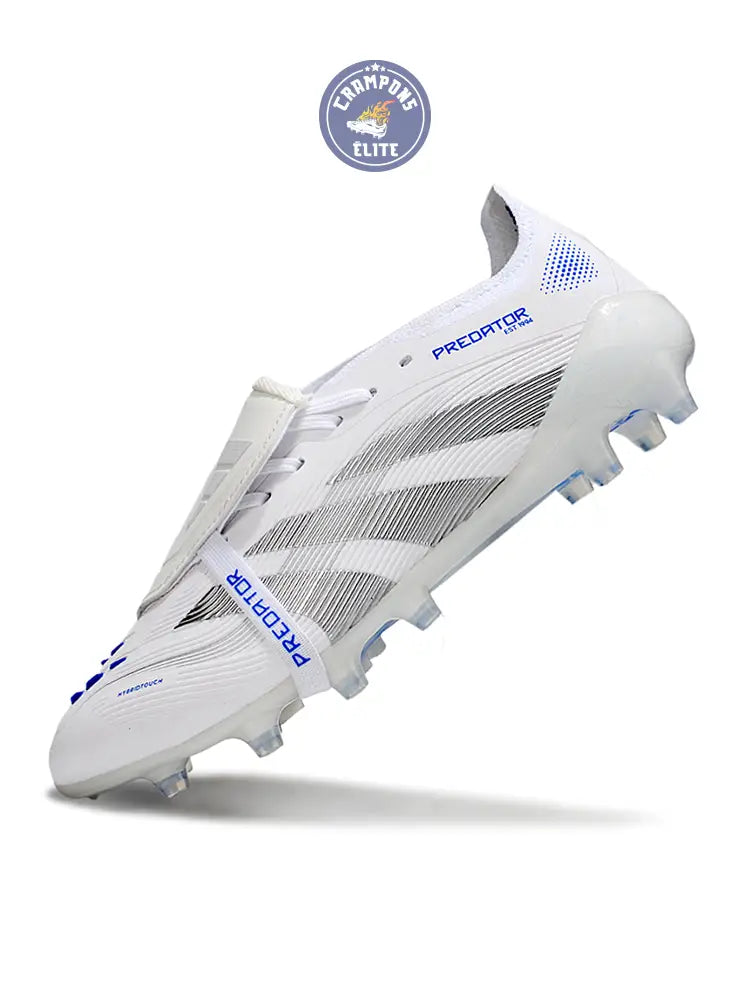 Predator Elite Fold-over Tongue AG Polar Victory - Blanc/Argenté/Bleu – Image 4