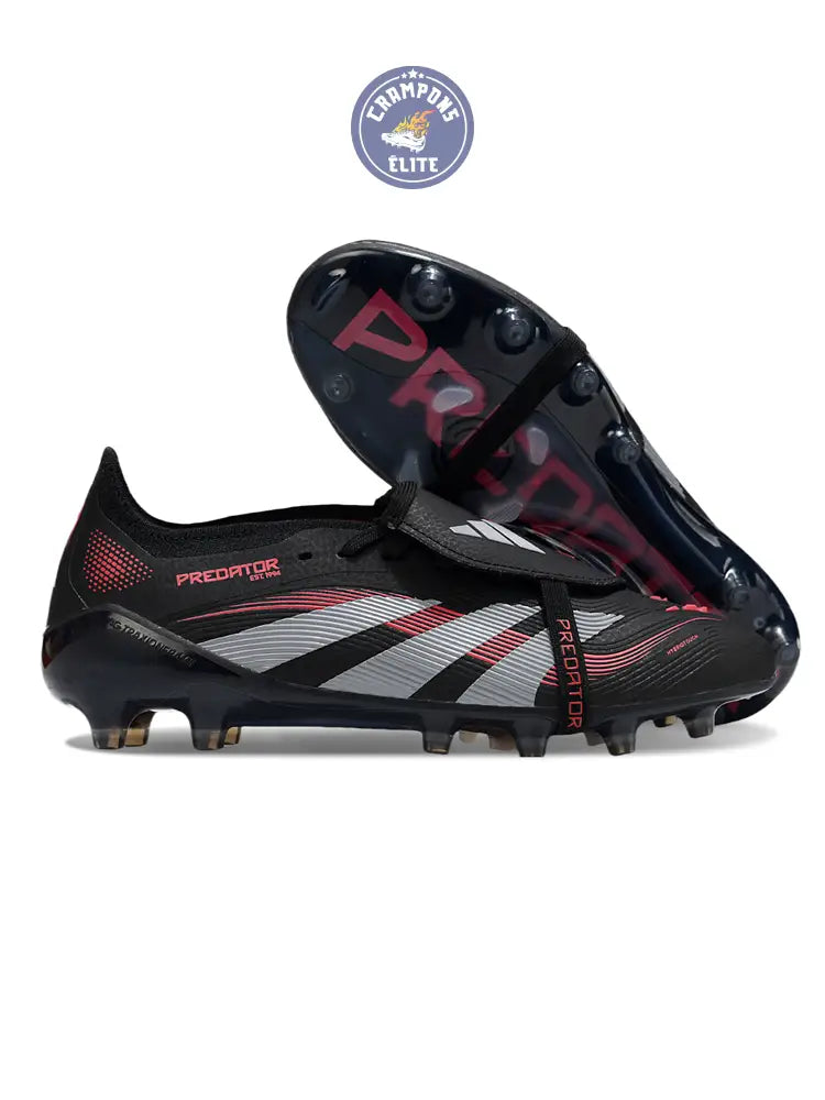 Predator Elite Fold-over Tongue AG Stealth Victory - Noir/Gris/Lucid R