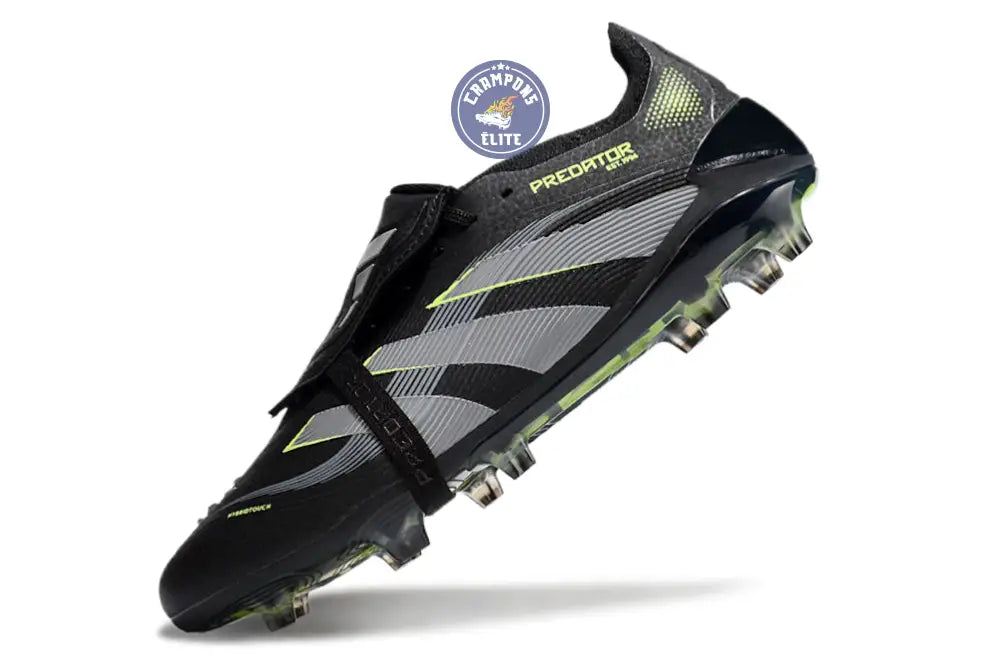 Predator Elite Fold-over Tongue FG - Electric Stealth - Noir/Vert Fluo – Image 4