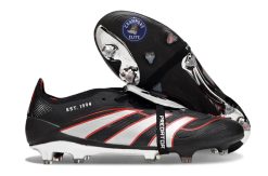 Alternative view of PREDATOR ELITE FOLD-OVER TONGUE FG OBSIDIAN STRIKE - Noir/Argent/Rouge