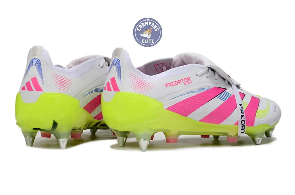 PREDATOR ELITE FOLD-OVER TONGUE SG CELESTIAL VICTORY - BLANC/ROSE/VERT – Image 6