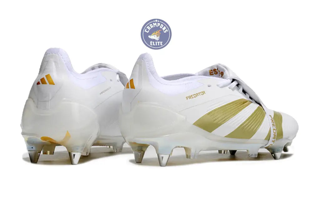 Predator Elite Fold-over Tongue SG Day Spark - Blanc/Doré/Blanc – Image 6