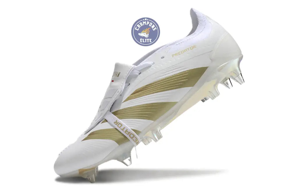 Predator Elite Fold-over Tongue SG Day Spark - Blanc/Doré/Blanc – Image 4