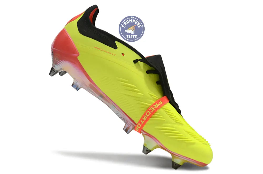 Predator Elite Fold-over Tongue SG Energy Citrus - Jaune/Noir/Rouge – Image 3
