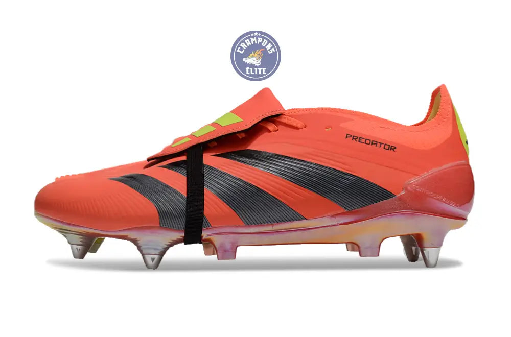 Predator Elite Fold-over Tongue SG Predstrike - Rouge/Noir/Jaune ÉDITI – Image 5