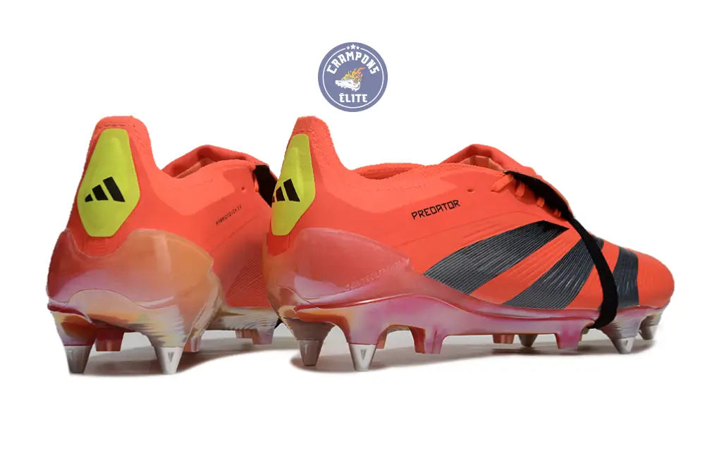 Predator Elite Fold-over Tongue SG Predstrike - Rouge/Noir/Jaune ÉDITI – Image 6