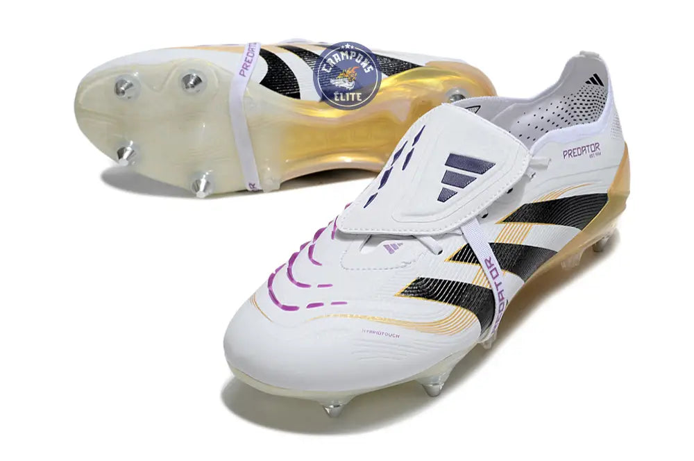 Predator Elite Fold-over Tongue SG Road to Glory - Blanc/Noir/Doré – Image 2