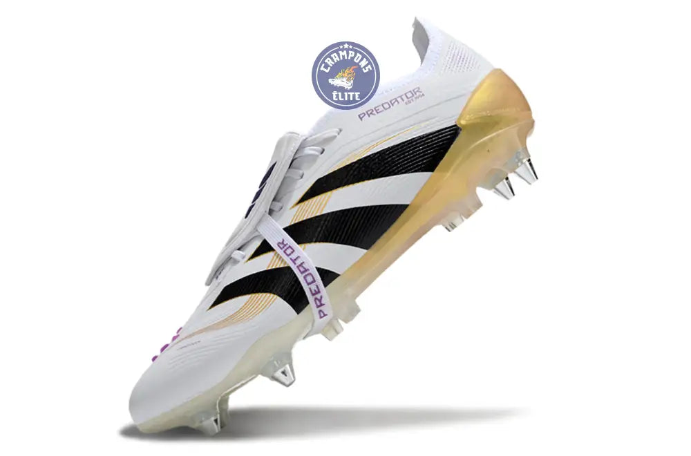 Predator Elite Fold-over Tongue SG Road to Glory - Blanc/Noir/Doré – Image 4