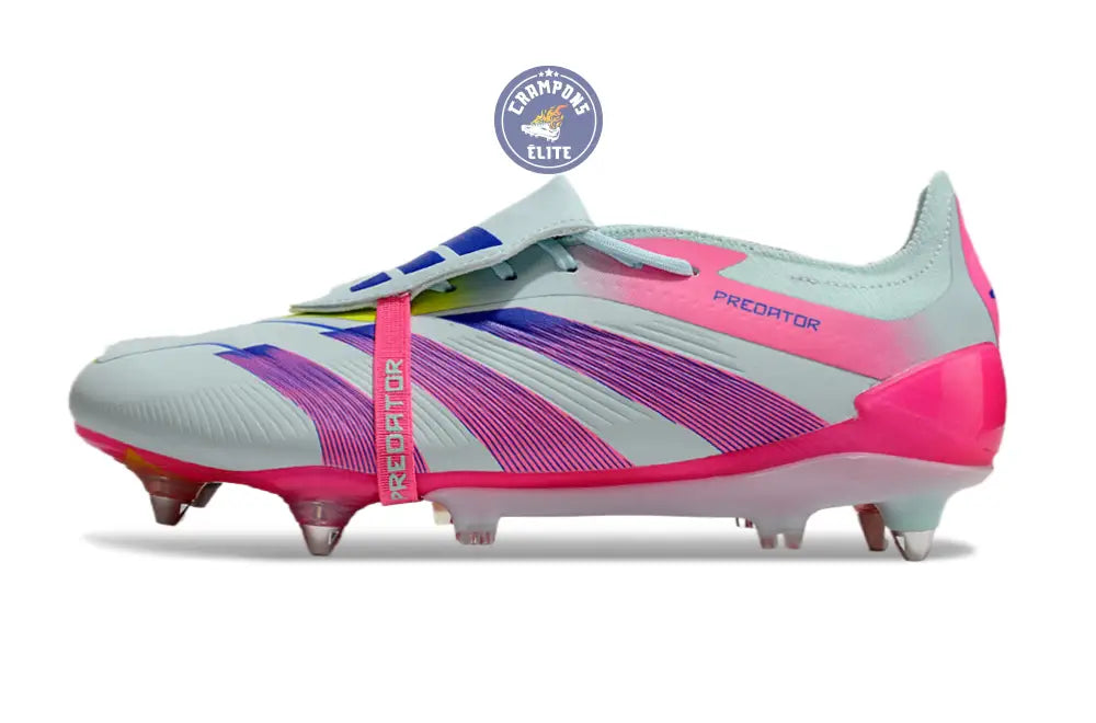Predator Elite SG - Blanc/Rose/Violet/Bleu/Jaune – Image 5