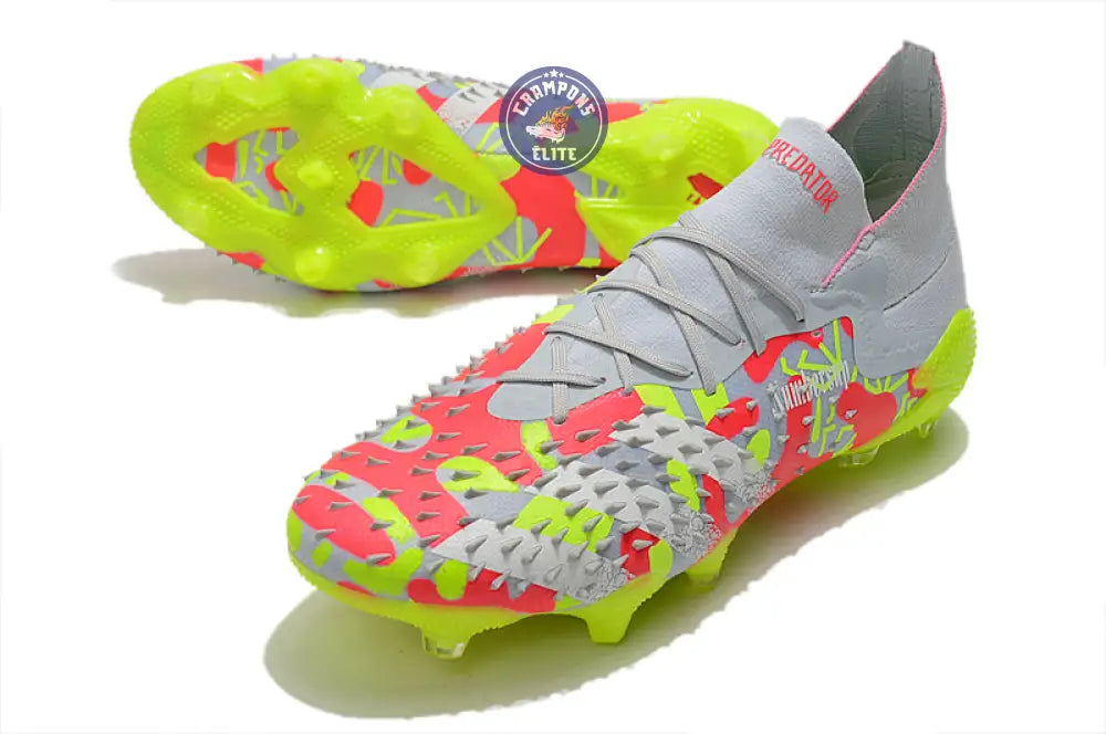 Predator Freak .1 FG - Blanc/Rouge/Jaune Fluo – Image 2