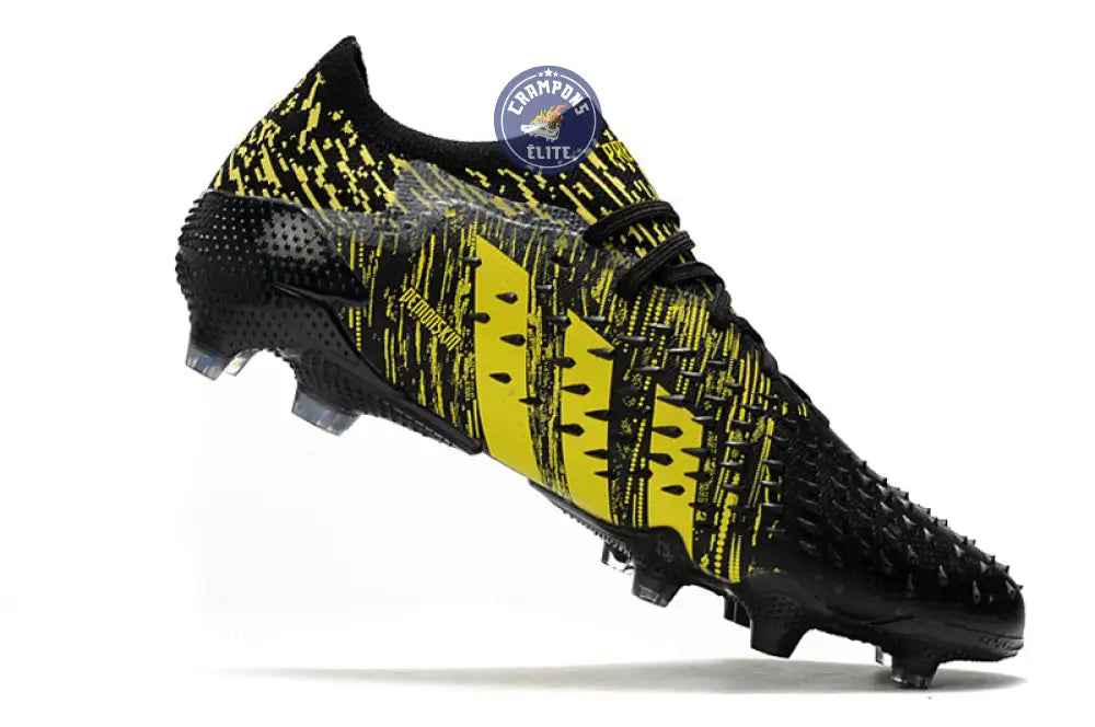 Predator Freak Basse Lacets FG - Noir/Jaune – Image 3