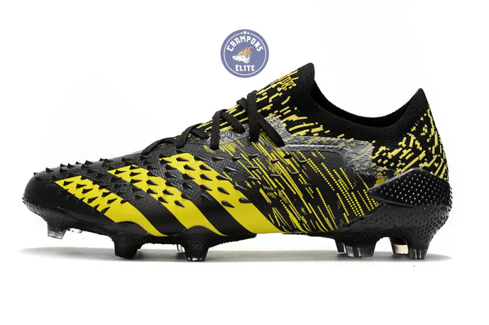 Predator Freak Basse Lacets FG - Noir/Jaune – Image 5