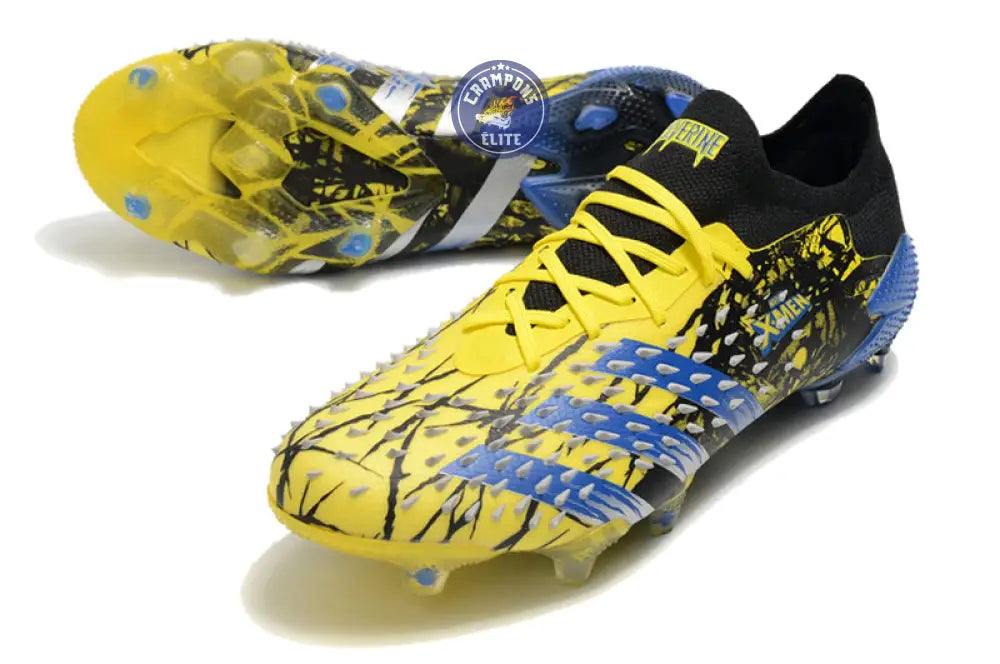 Predator Freak Basse Lacets FG X-Men Wolverine - Jaune/Bleu/Noir ÉDITI – Image 2