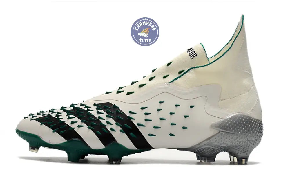 Predator Freak Laceless FG Equipment - Blanc/Noir/Vert ÉDITION LIMITÉE – Image 5