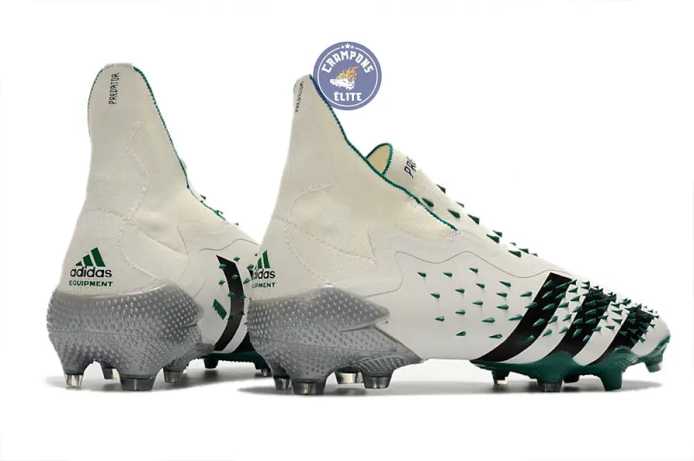 Predator Freak Laceless FG Equipment - Blanc/Noir/Vert ÉDITION LIMITÉE – Image 6