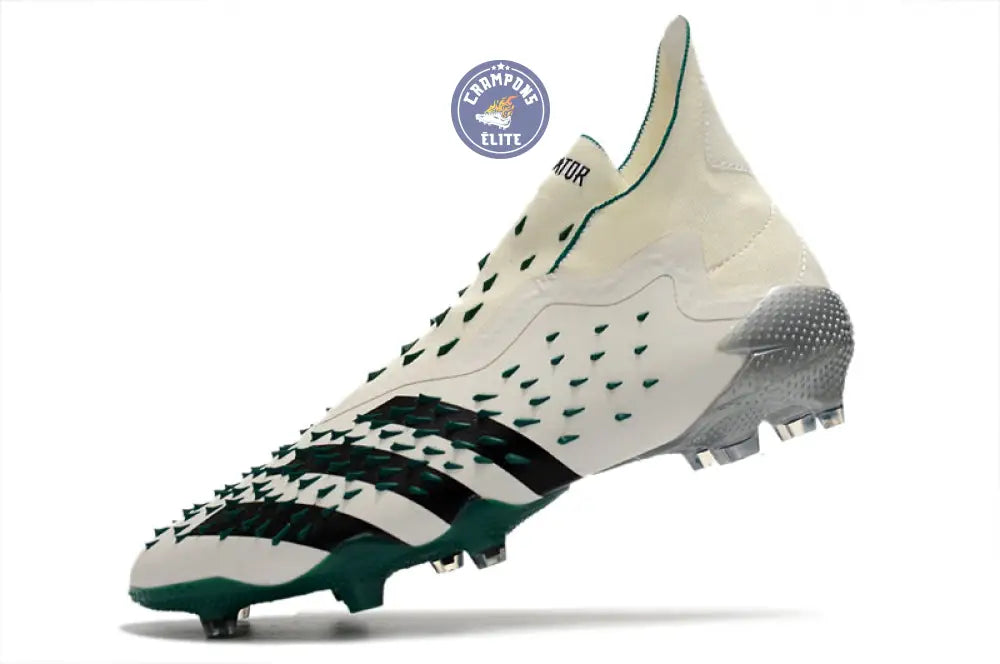 Predator Freak Laceless FG Equipment - Blanc/Noir/Vert ÉDITION LIMITÉE – Image 4