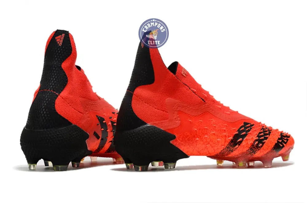 Predator Freak Laceless FG Meteorite - Rouge/Noir/Rouge – Image 6