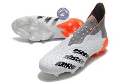 Alternative view of Predator Freak Laceless FG White Spark - Blanc/Argenté/Rouge